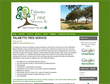 Tablet Screenshot of palmettotreeservice.org